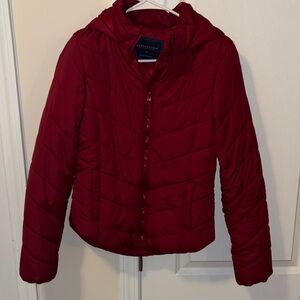 Aeropostale Red Puffer Jacket